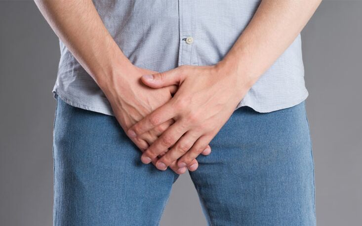 Prostatitis in a man